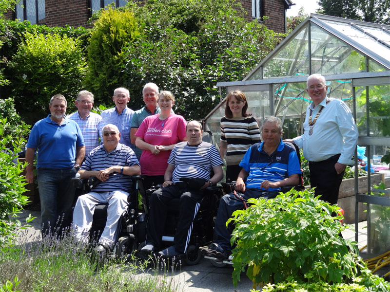 The Rotary Club of Southport Linsk Gardening Team at SUAG